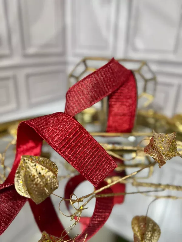 1-5-pleated-lame-ribbon 1.5" Pleated Lame Ribbon
