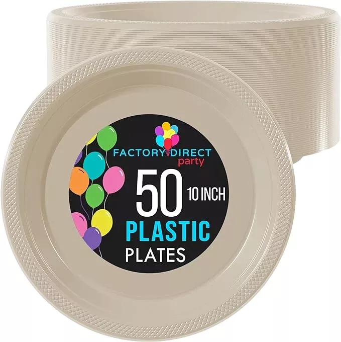 10-in-ivory-plastic-plates 10 in. Ivory Plastic Plates