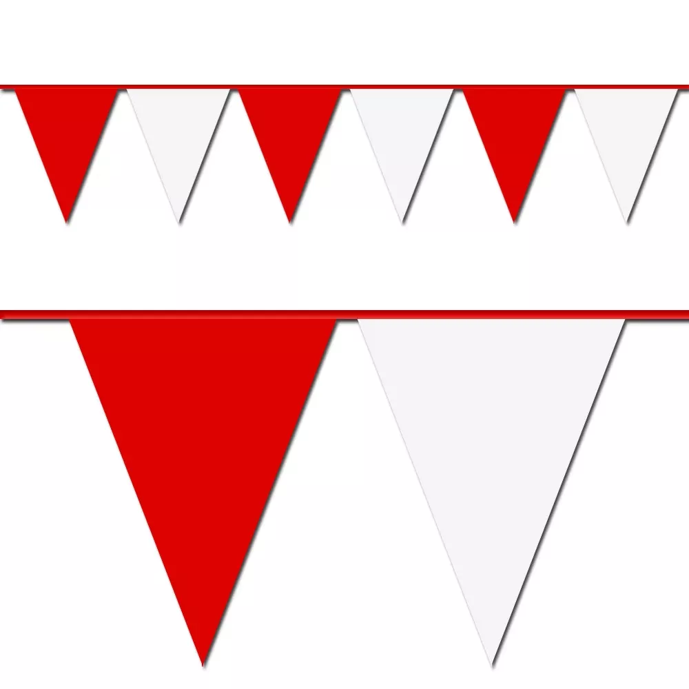 100-red-white-pennant-flag 100' Red & White Pennant Flag