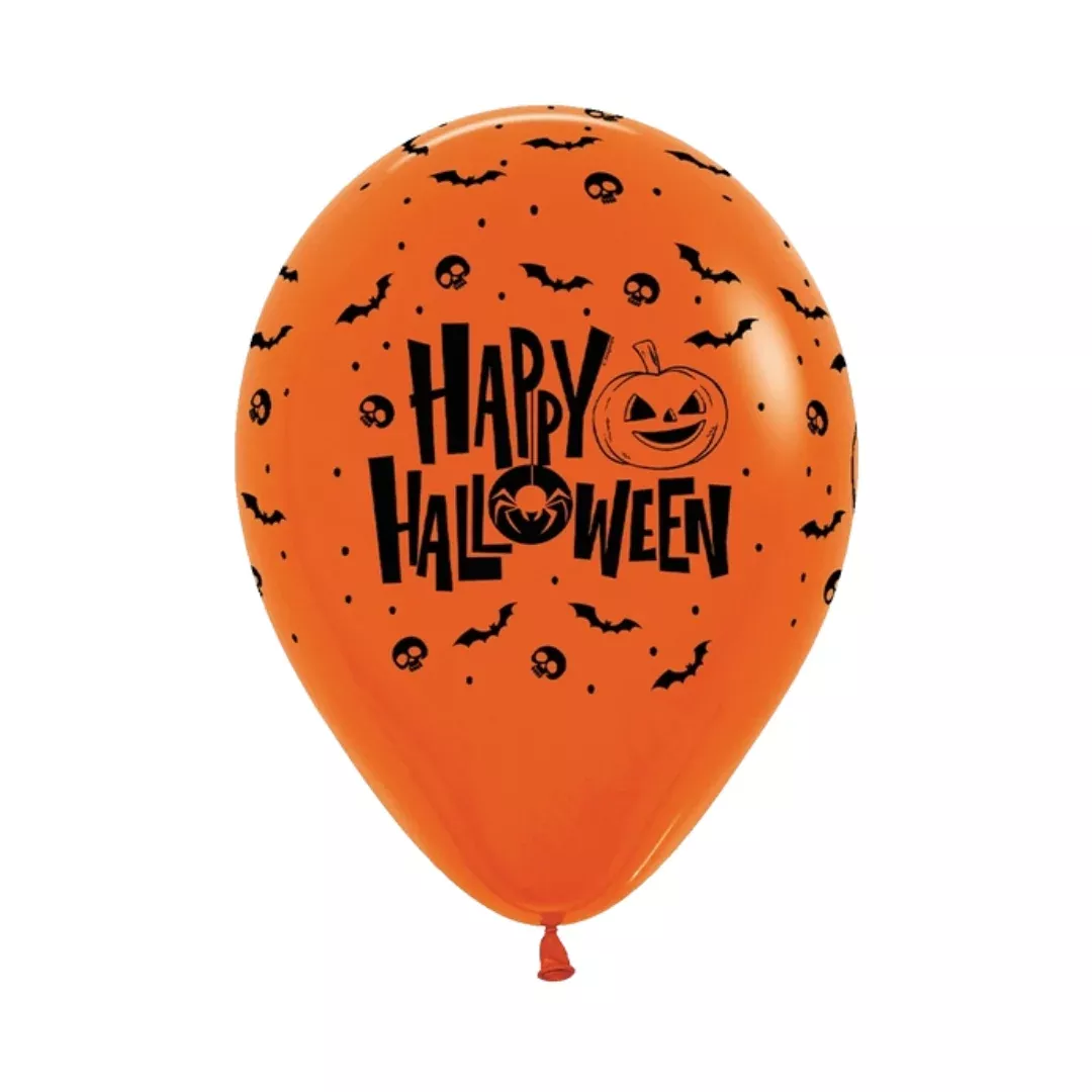 11-in-orange-halloween-latex-balloon 11 in Orange Halloween Latex Balloon