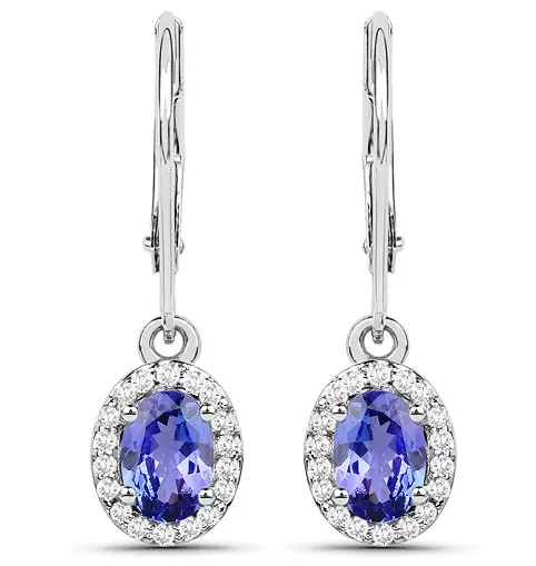 2-25k-tanzanite-white-diamond-earrings 2.25K Tanzanite & White Diamond Earrings