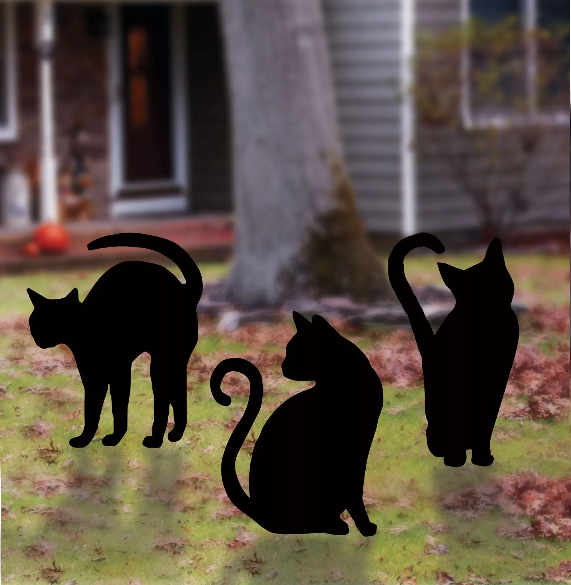 3-black-cat-silhouettes 3 Black Cat Silhouettes