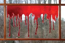 3-d-blood-drip-gel-window-cling 3-D Blood Drip Gel Window Cling