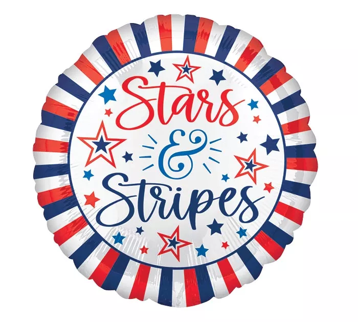 balloon-foil-patriotic-stars-stripes-mingle-30a Balloon Foil Patriotic Stars And Stripes - Mingle 30A