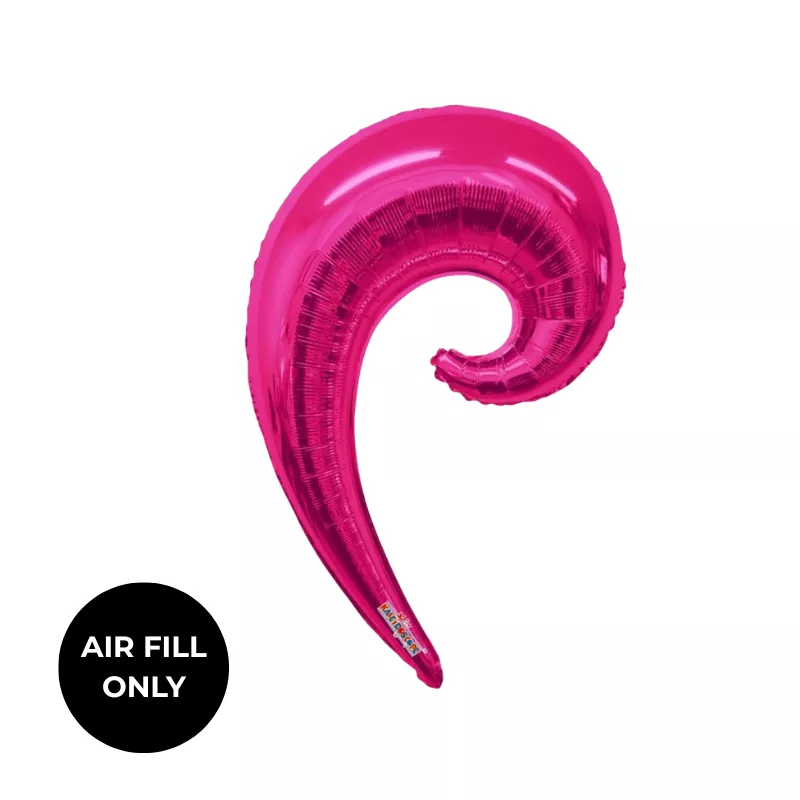 Balloon Foil Swirl 15" Fuchsia - Mingle 30A