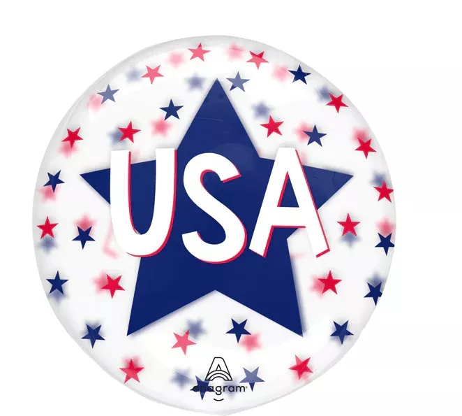 balloon-plastic-clearz-patriotic-usa-mingle-30a Balloon Plastic Clearz Patriotic USA - Mingle 30A