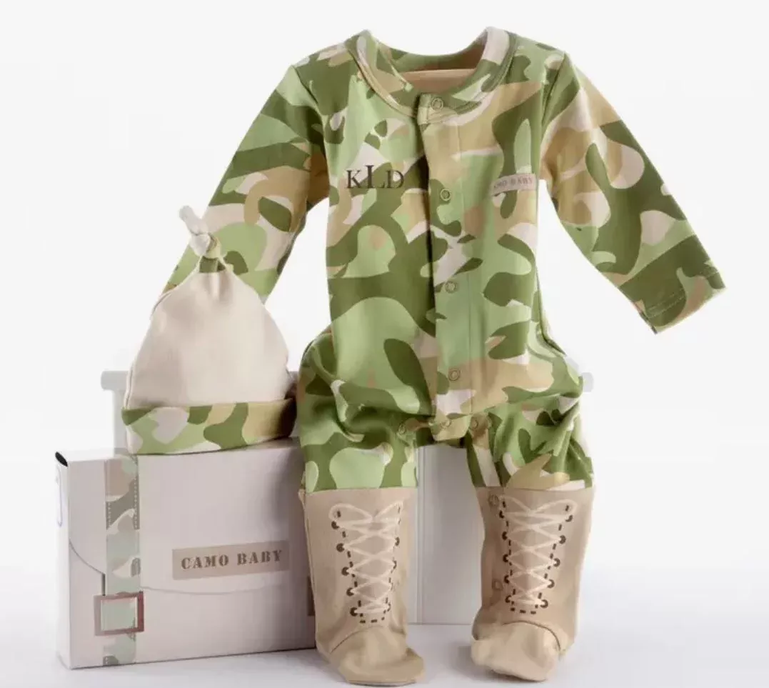 "Big Dreamzzz" Baby Camo Two Piece Layette Set