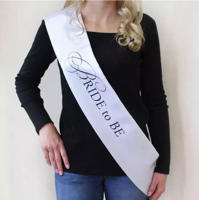 "Bride to Be" Sash