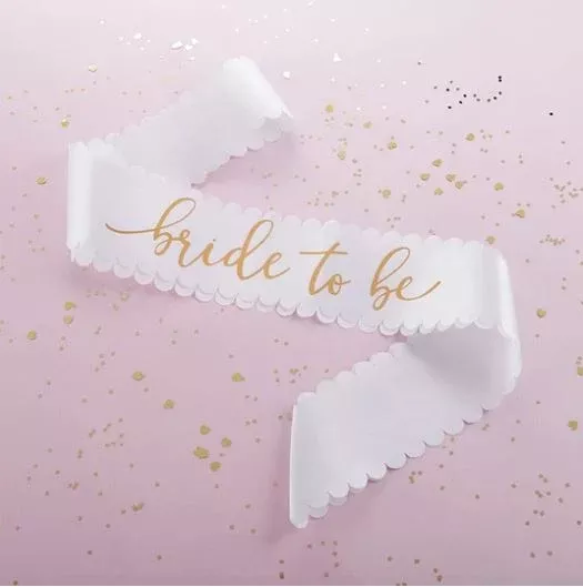 "Bride to Be" Satin Sash