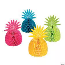 bright-pineapple-centerpieces Bright Pineapple Centerpieces