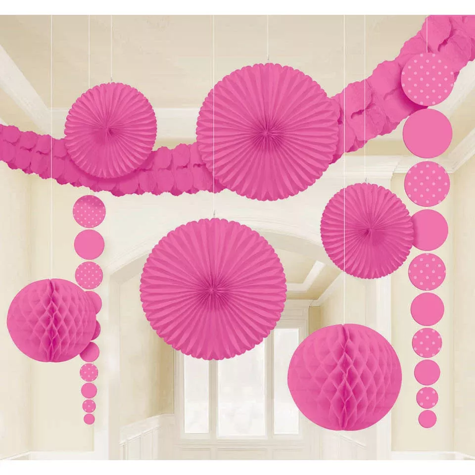 bright-pink-room-decorating-kit Bright Pink Room Decorating Kit