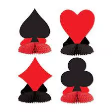 card-suit-mini-centerpieces-4ct Card Suit Mini Centerpieces - 4ct.