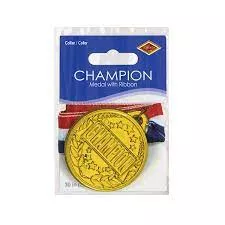 champion-gold-medal-w-ribbon "Champion" Gold Medal w/Ribbon