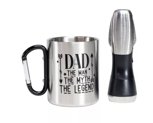 dad-man-myth-legend-flashlight-mug-gift-set "Dad. The Man, The Myth, The Legend" Flashlight & Mug Gift Set