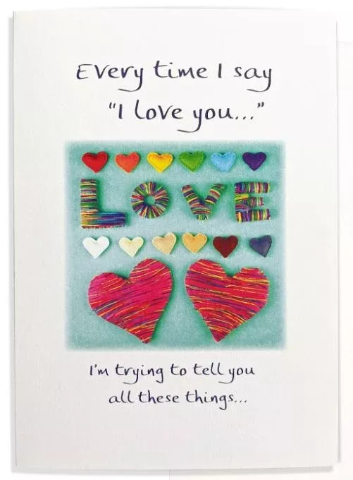 every-time-i-say-i-love-you-greeting-card "Every Time I Say I Love You" Greeting Card