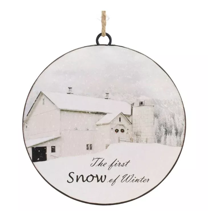 first-snow-winter-ornament "First Snow of Winter" Ornament