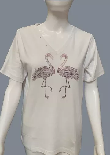 flamingo-beaded-t-shirt Flamingo Beaded T-Shirt