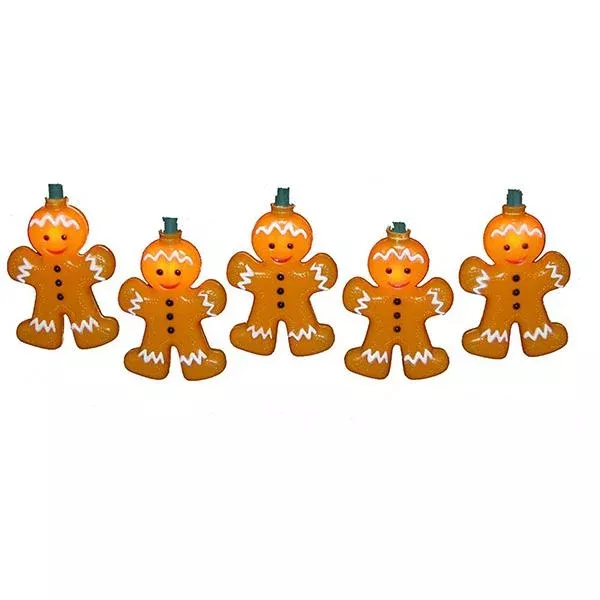 Gingerbread Man Novelty Light Set, UL1419