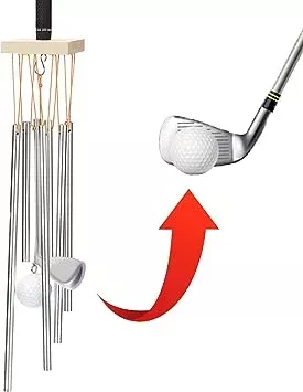 golf-club-ball-wind-chime-outdoors-musical-wind-chimes-garden Golf Club & Ball Wind Chime Outdoors Musical Wind Chimes for Garden