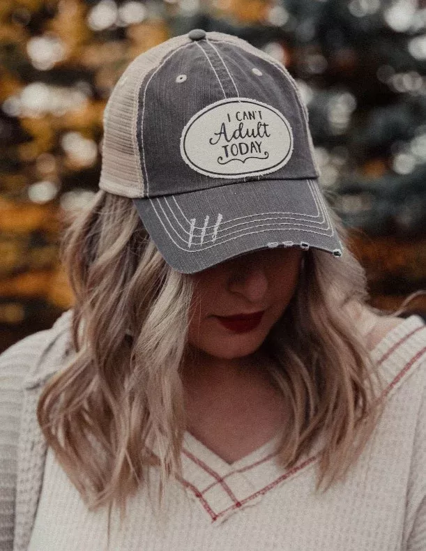 i-can-t-adult-today-cap "I Can't Adult Today" Cap