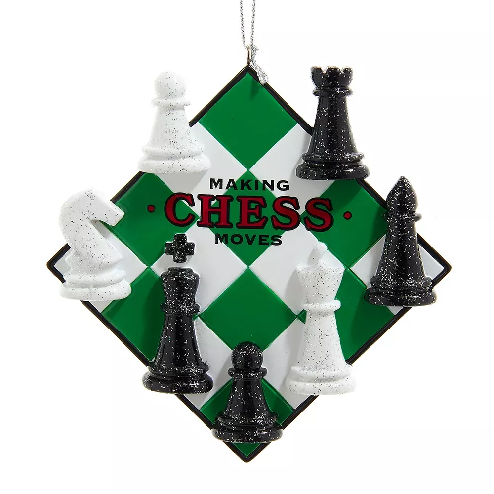 making-chess-moves-ornament "Making Chess Moves" Ornament