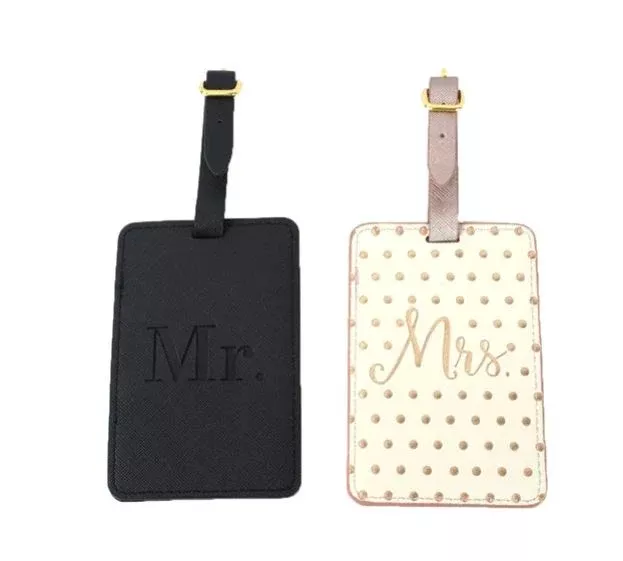 mr-mrs-luggage-tags "Mr." & "Mrs." Luggage Tags