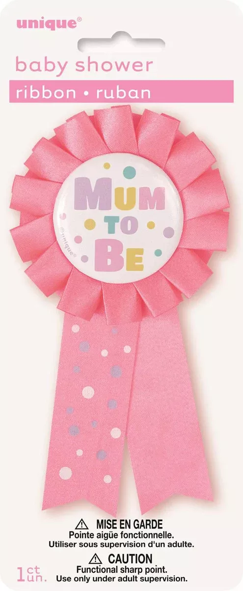 mum-to-be-award-ribbon-pink Mum To Be Award Ribbon Pink
