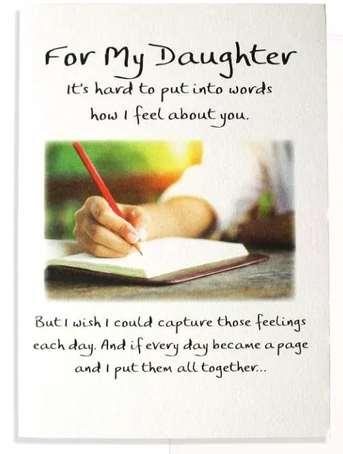 my-daughter-everyday-greeting-card "For My Daughter" Everyday Greeting Card
