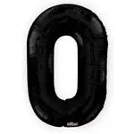 Number 0 Black - 34" in