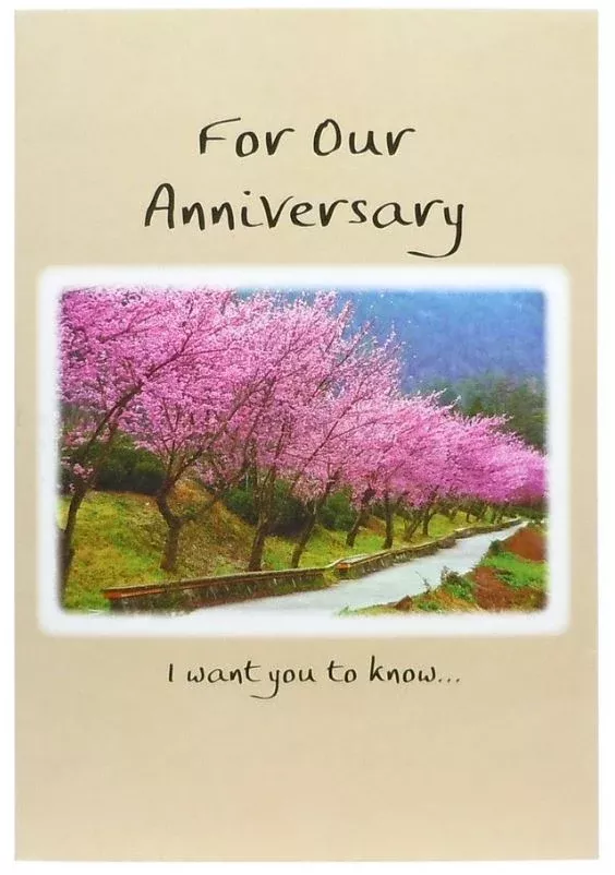 our-anniversary-greeting-card "For Our Anniversary" Greeting Card