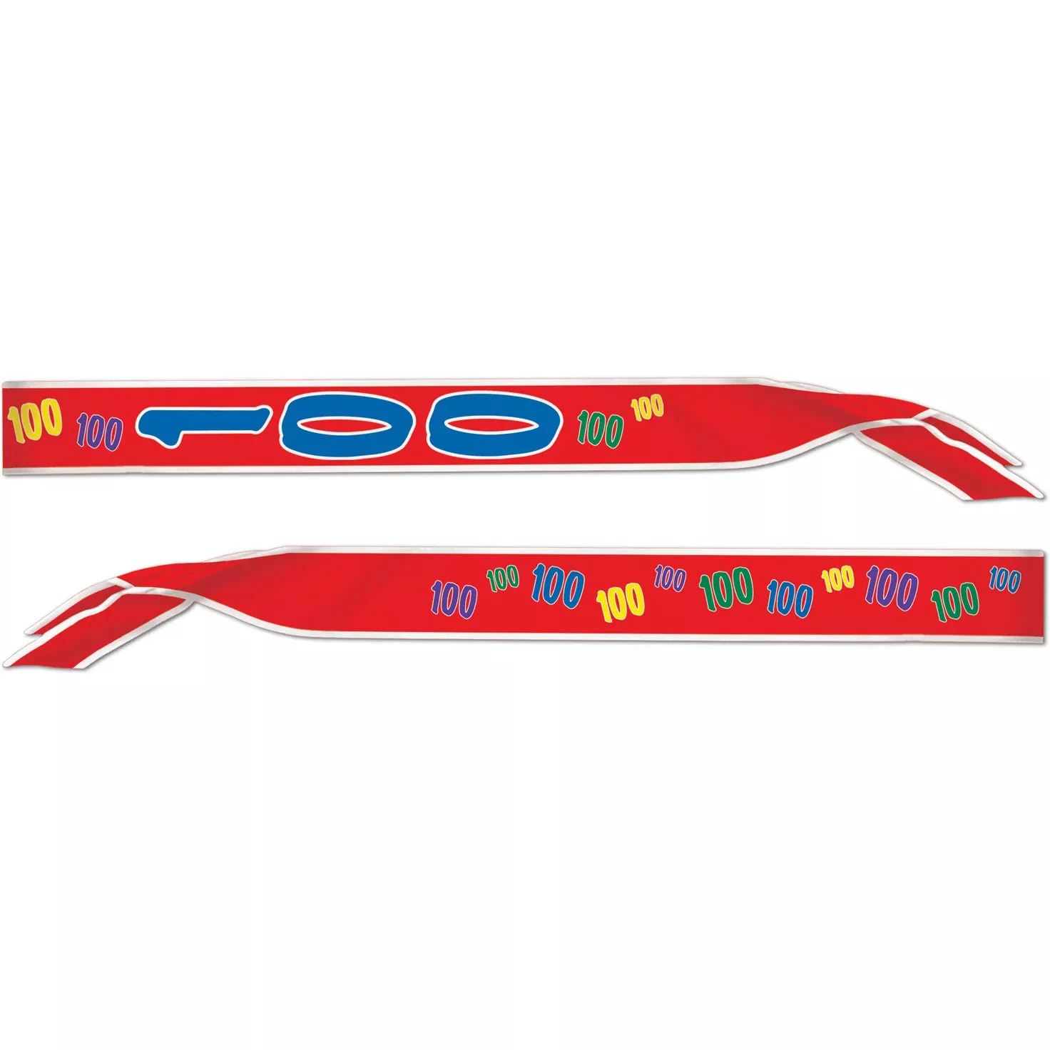 quot-100-quot-satin-sash "100" Satin Sash