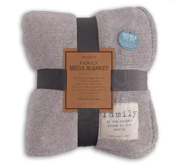 together-time-family-mega-blanket-warm-grey Together Time Family Mega Blanket Warm Grey