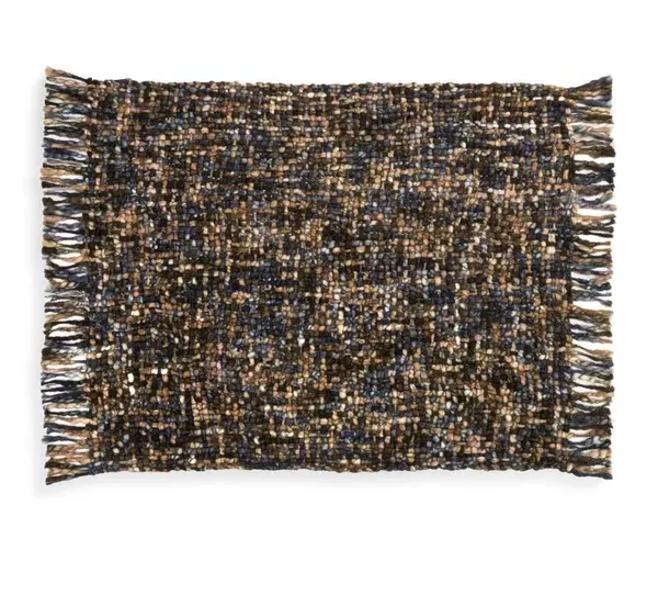 Woven Throw Blanket - Blue/Green