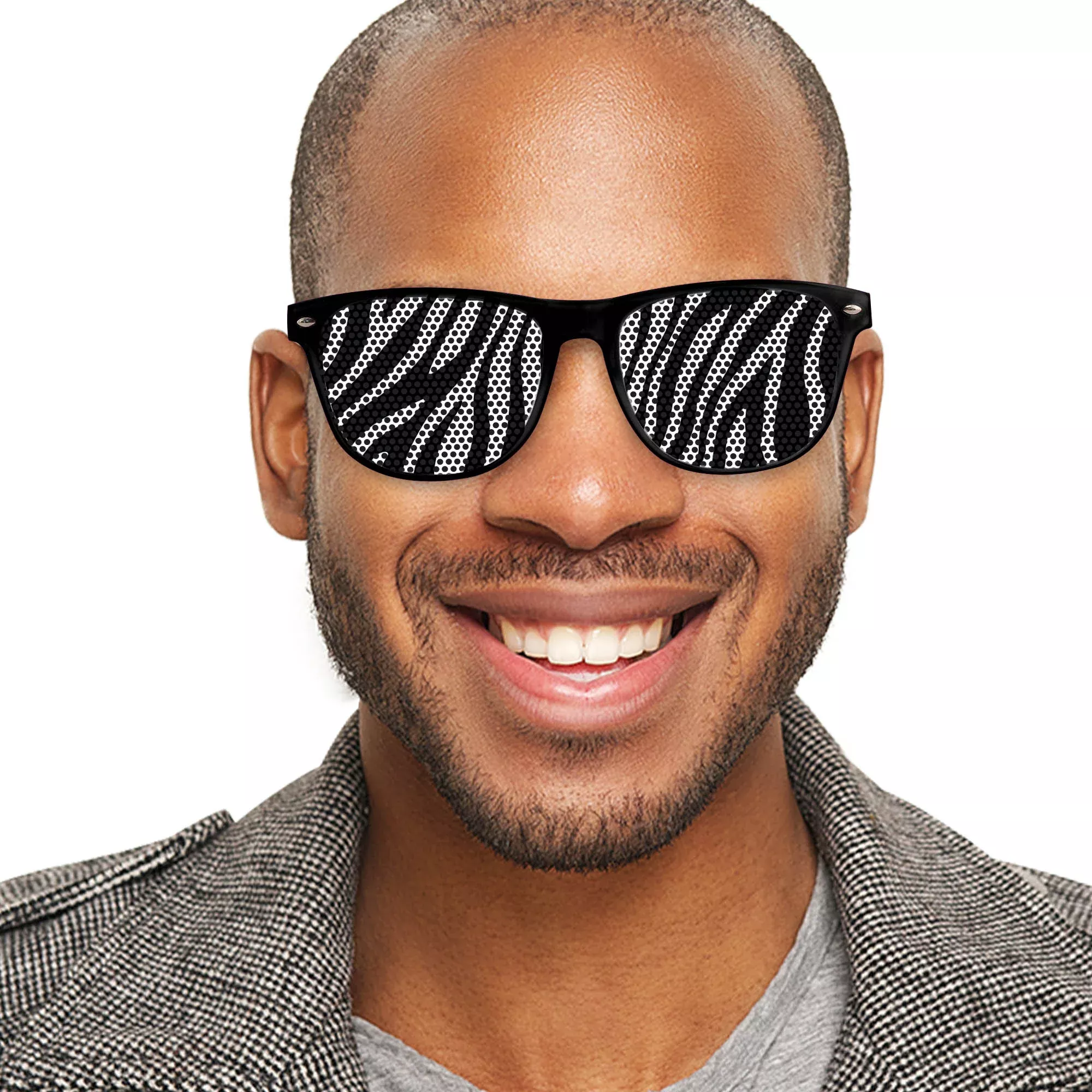 zebra-print-novelty-sunglasses Zebra Print Novelty Sunglasses