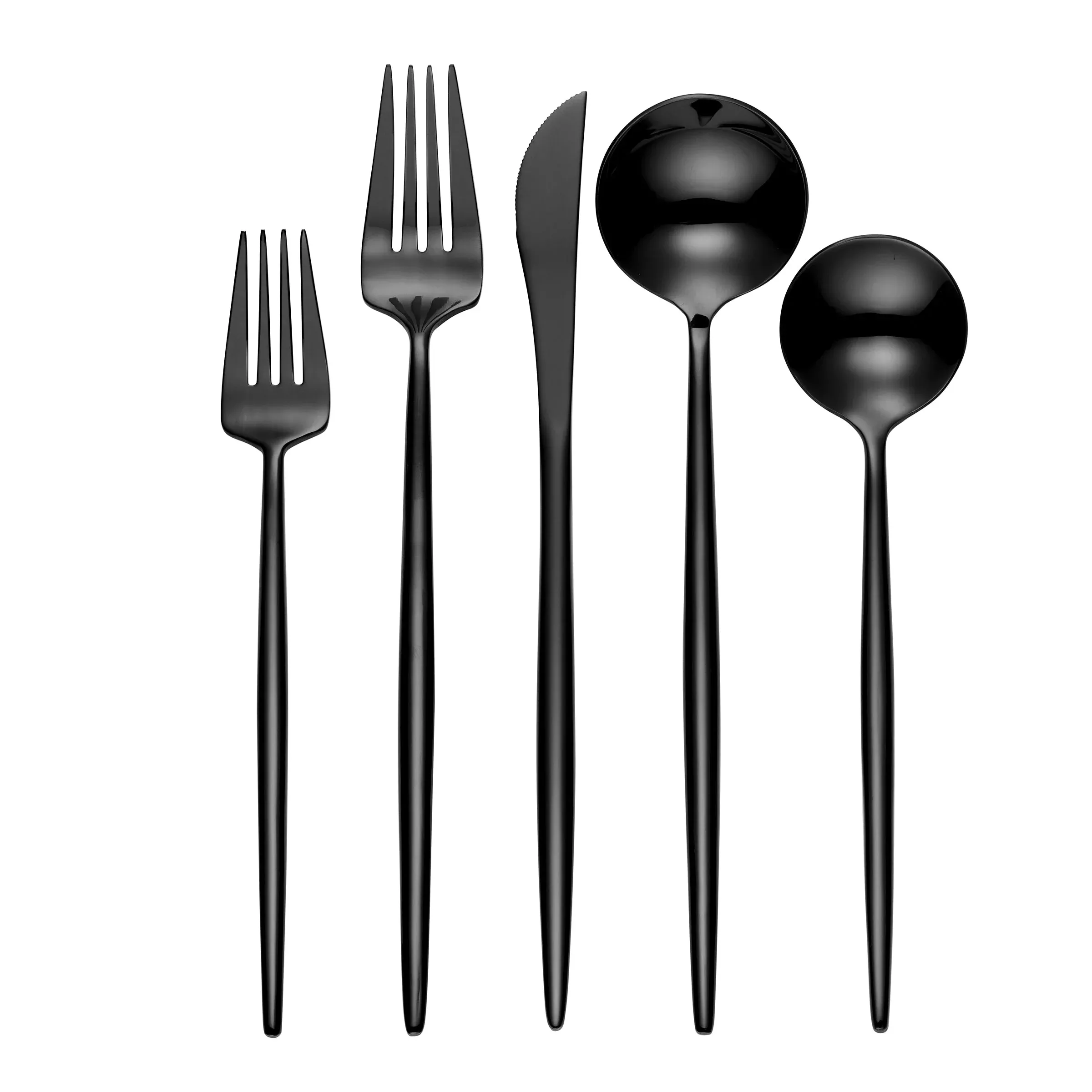 zephyr-black-mirror-45-piece-flatware-set Zephyr Black Mirror 45-Piece Flatware Set
