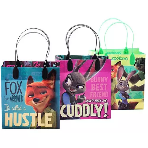 zootopia-character-12-premium-quality-party-favor-reusable-goodie-small-gift-bag Zootopia Character 12 Premium Quality Party Favor Reusable Goodie Small Gift Bags